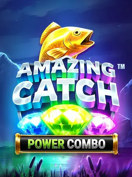 Decorative casino game artwork for Crown Jewelz: Amazing Catch Power Combo