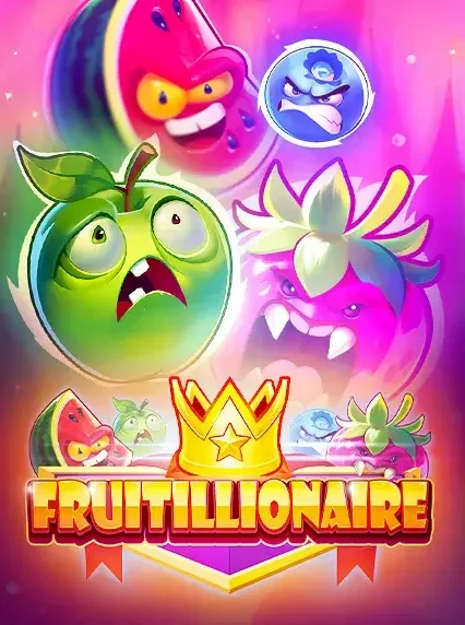 Decorative casino game artwork for Crown Jewelz: Fruitillionaire