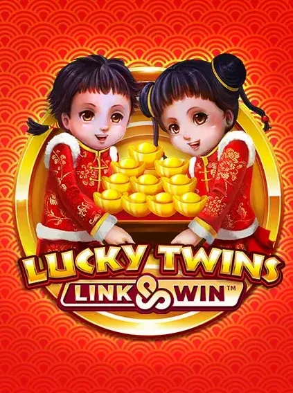 Decorative casino game artwork for Crown Jewelz: Lucky Twins Link And Win